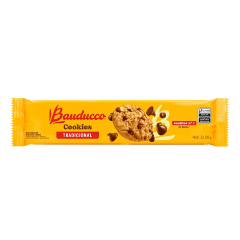Biscoito Bauducco Cookies Original 100G