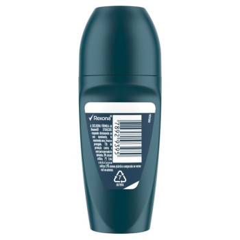 Desodorante Antitranspirante Roll-On Rexona Men Invisible 72h Sem Álcool 50ml