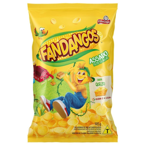 Salgadinho de Milho Queijo Fandangos Elma Chips 105g Assado