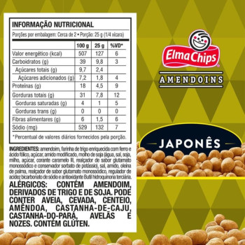 Amendoim Japonês Elma Chips 60g