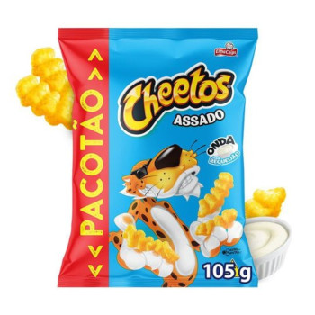 Salgadinho de Milho Onda Requeijão Elma Chips 105g Assado