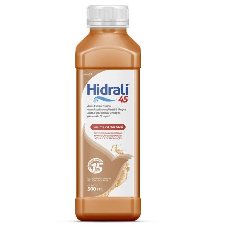 Hidrali 45 Soro de Reidratação Sabor Guaraná 500ml