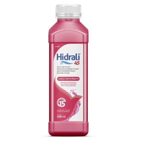 Hidrali 45 Solução de Uso Oral Sabor Tutti-Frutti 500ml