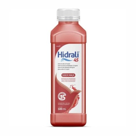 Hidrali 45 Sabor Maçã Vermelha Reidratante Oral 500Ml
