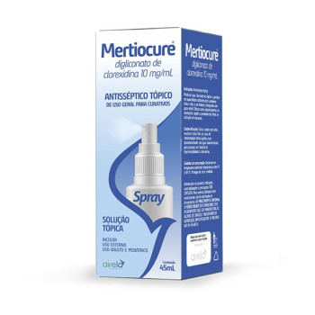 Mertiocure Spra Antisséptico Clorexidina 10mg/mL 45mL Airela