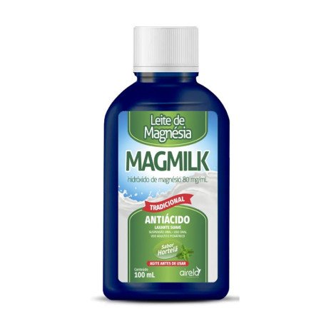 Leite de Magnésia Magmilk Hortelã 100ml