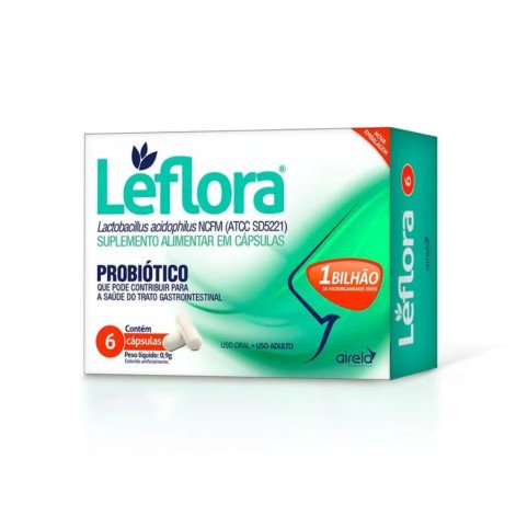  Leflora Probiótico 30 Cápsulas Duras Lactobacillus Acidophilus NCFM Airela