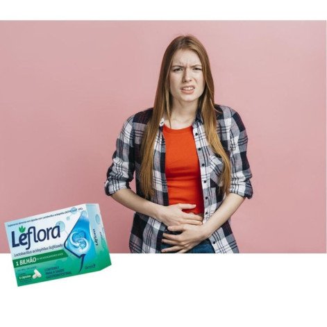 Leflora Lactobacillus 1 Bilhão com 6 Cápsulas Airela