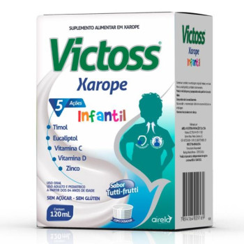 Victoss Xarope Infantil Sabor Tutti Frutti com 120ml