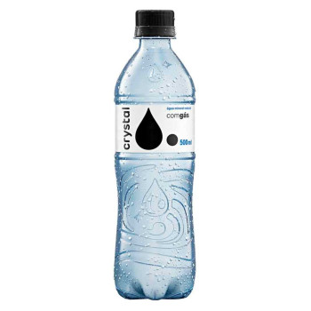 Água Mineral Crystal com Gás 500ml