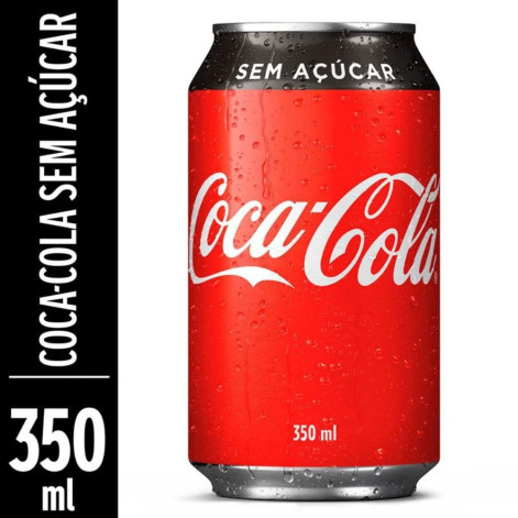 Refrigerante Coca Cola Zero Lata 350ML
