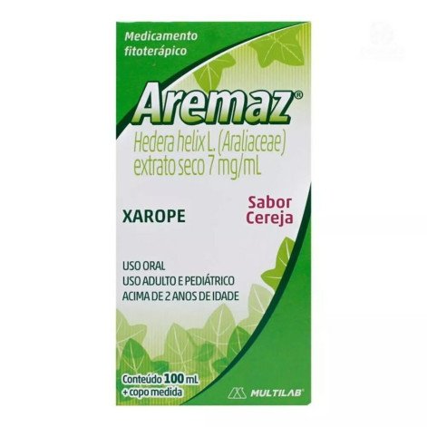 Aremaz Hedera Helix 7Mg/Ml Xarope Sabor Cereja 100Ml