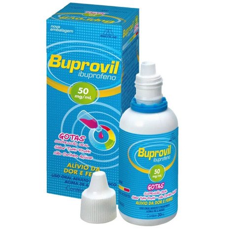 Analgésico e Antitérmico Buprovil 50mg/ml 30ml Gotas