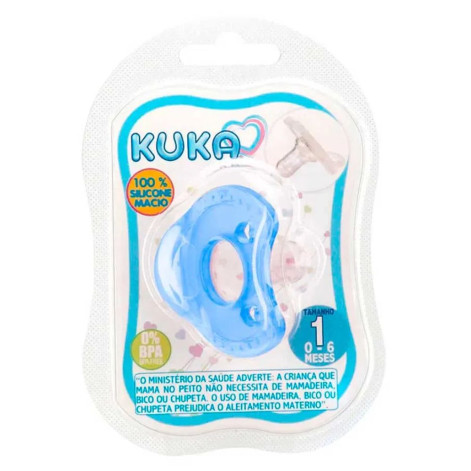 Chupeta Kuka Soft Sil Comfort Red 