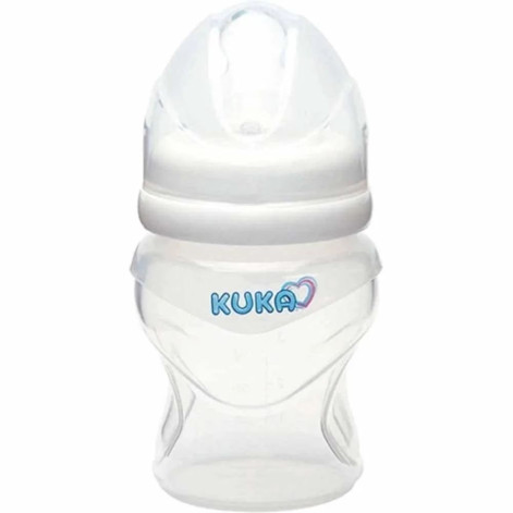 Mamadeira Soft Kuka 150ml Tamanho 1 0-6 Meses Branca