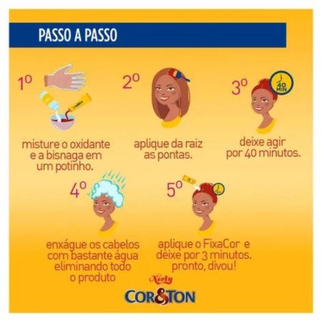 Tintura Permanente Cor & Ton Vermelho 4.66 Bordeaux