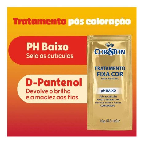 Tinta de Cabelo Permanente Cor&Ton Niely - 5.3 Castanho Claro Dourado
