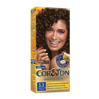 Tinta Cor E Ton Castanho Claro Dourado 5.3