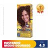 Tinta de Cabelo Permanente Cor&Ton Niely - 4.3 Castanho Médio Dourado