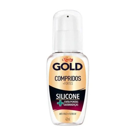 Reparador de Pontas Niely Gold Silicone Compridos + Fortes 42ml 