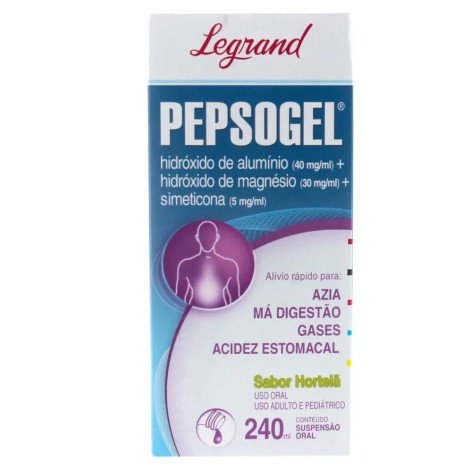 Pepsogel Sabor Hortelã Suspensão Oral 240ml