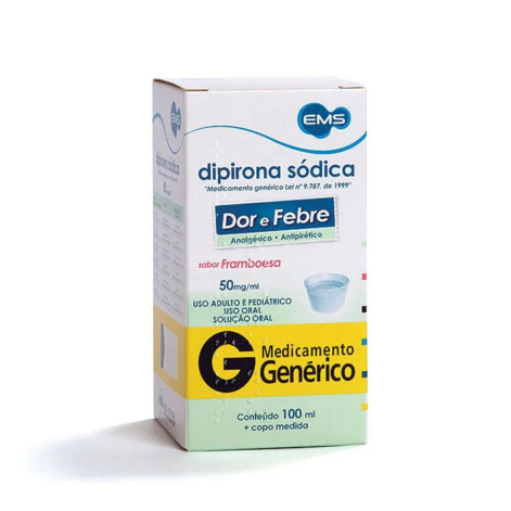 Genérico Dipirona Sodica 50Mg C/100ML (Ems)