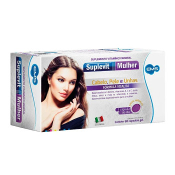 Polivitamínico Suplevit Mulher 60 cápsulas Ems