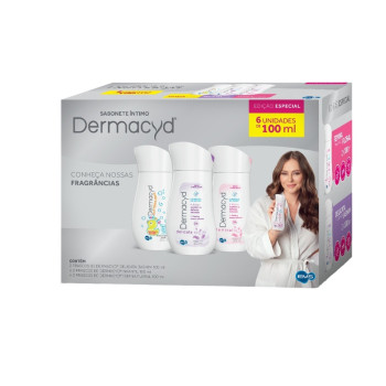 Kit Sabonete Líquido Íntimo Dermacyd 6 Unidades 100ml