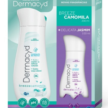 Kit Sabonete Líquido Íntimo Dermacyd Breeze 200ml + Delicata 100ml