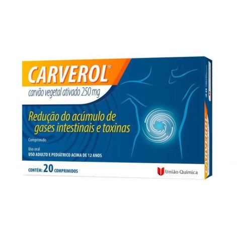 Carverol 250mg com 20 comprimidos