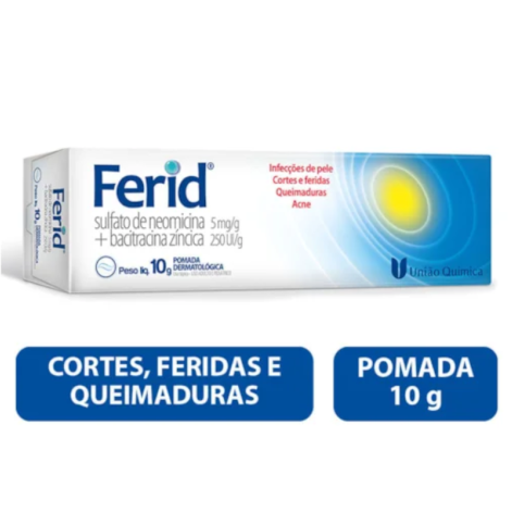 Ferid Pomada Dermatológica 5mg/g +250ui/g 10g