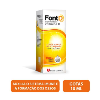Font D Vitamina D Colecalciferol Gotas 200UI/Gota 10mL