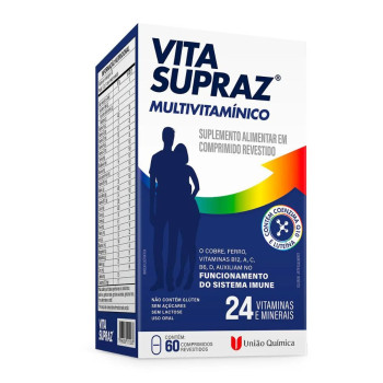 Suplemento Alimentar Vita Supraz Multivitamínico 60 Comprimidos