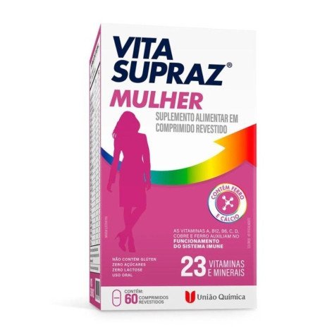 Polivitamínico Vita SuprAZ Mulher 60 comprimidos União Quimica