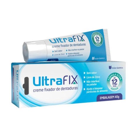 Creme Fixador de Dentadura UltraFix Sem Sabor 40g