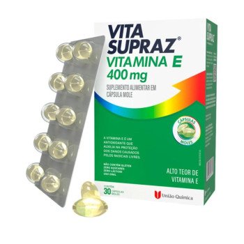 Vitamina E Vita SuprAZ Com 30 Cápsulas Moles