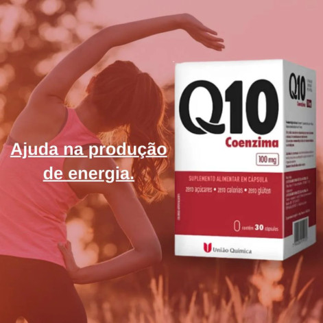Coenzima Q10 100mg União Química 30 cápsulas