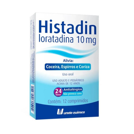 Histadin Loratadina 10mg 12 comprimidos