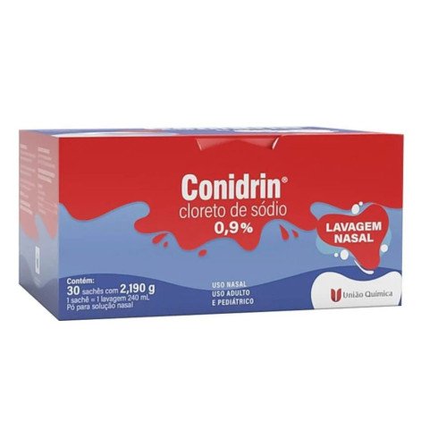 Conidrin 0,9% Nasal Adulto E Pediátrico Com 30 Sachês Refil