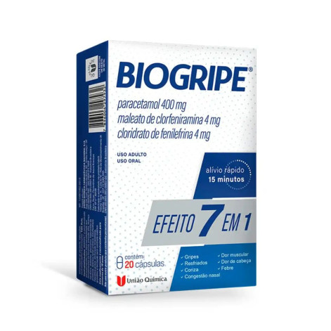 Biogripe 7 em 1 20 Cápsulas