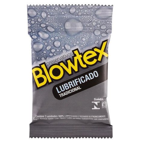 Camisinha Blowtex Lubrificado 3 unidades