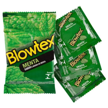 Camisinha Blowtex Menta Com 3 unidades