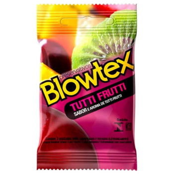 Camisinha Blowtex Tutti Frutti C/3 Un