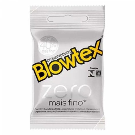 Camisinha Blowtex Sensitive Trad Extra Fino 3 Unidades