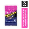 Camisinha Blowtex Orgazmax 3 unidades