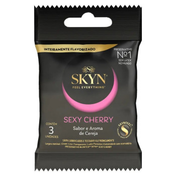 Camisinha Blowtex Skin Sexy Cherry C/3Un