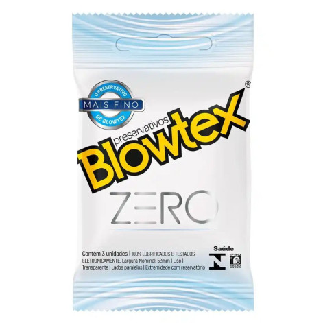 Camisinha Blowtex Z Mais Fino C/3 Un