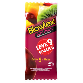 Camisinha Blowtex Tutti Frutti Leve 9 Pague 6