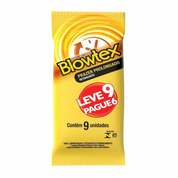 Camisinha Blowtex Retardante Leve 9 Pague 6