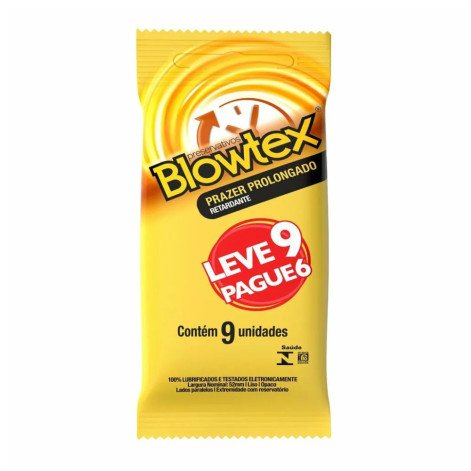 Camisinha Blowtex Retardante Leve 9 Pague 6